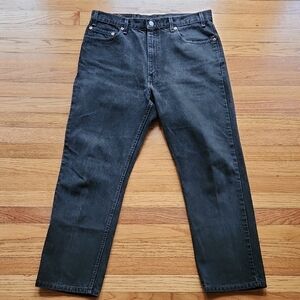 Made In USA Levi's Men's Black Denim Jeans 34x30 (Tag 36x30)